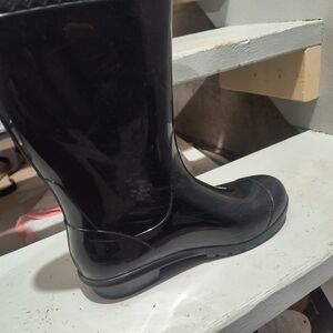 Black Rain Boots